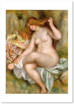  «Открытка Pierre-Auguste Renoir — Seated Bather (PAR36)», бренда Artistic Card - фото №1 - миниатюра