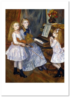  «Открытка Pierre-Auguste Renoir — The Daughters of Catulle Mendes (PAR48)», бренда Artistic Card - фото №1 - миниатюра