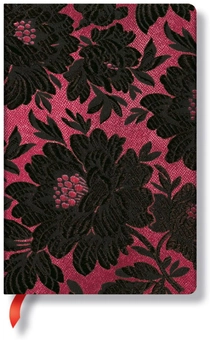 «Записная книжка Paperblanks Шик и Атлас Черная георгина мини в линию (PB2963-2)», бренда Paperblanks - фото №1 - миниатюра