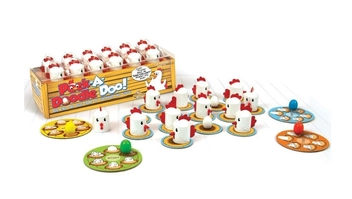  «Настольная игра на внимание Fat Brain Toy Co Peek-A-Doodle Doo (FA093-1)», бренда Fat Brain Toy Co - фото №2 - миниатюра