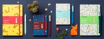  «Записная книжка Moleskine Le Petit Prince белая в линию (LEPP02QP060PT)», бренда Moleskine - фото №7 - миниатюра