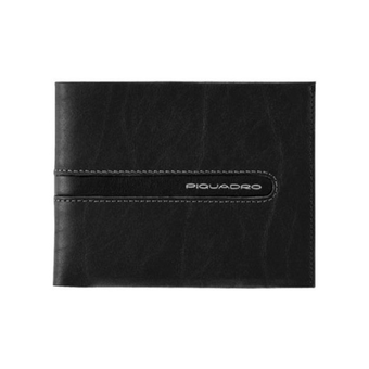  «Портмоне Piquadro FREEWAY Black-Grey 12 х 9,8 х 2,3 (PU1239FW_NG)», бренда Piquadro - фото №1 - миниатюра