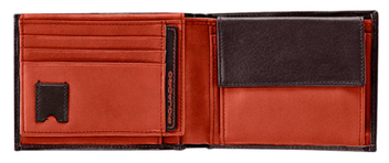  «Портмоне Piquadro FREEWAY Brown-Orange 12,3 x 9,5 x 2,8 (PU1392FW_MA)», бренда Piquadro - фото №2 - миниатюра