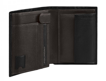  «Портмоне Piquadro FREEWAY Black-Grey 9,5 х 12,5 х 2,5 (PU1740FW_NG)», бренда Piquadro - фото №3 - миниатюра