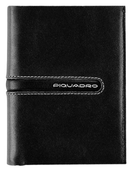  «Портмоне Piquadro FREEWAY Black-Grey 9,5 х 12,5 х 2,5 (PU1740FW_NG)», бренда Piquadro - фото №1 - миниатюра