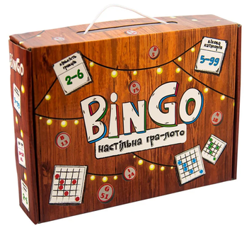 «Настільна гра Strateg Лото BinGo (30757)», бренду Strateg - фото №1 - мініатюра