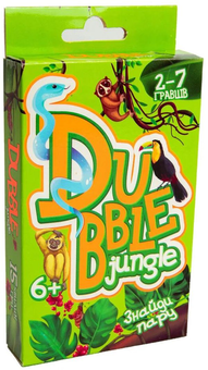  «Настольная игра Strateg Dubble jungle (30344)», бренда Strateg - фото №1 - миниатюра