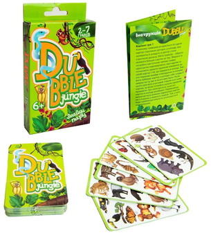  «Настольная игра Strateg Dubble jungle (30344)», бренда Strateg - фото №2 - миниатюра