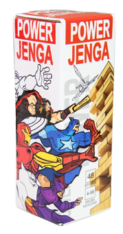  «Настільна гра Strateg Power Jenga 48 брусків українською мовою (30275) (30275)», бренда Strateg - фото №1 - миниатюра