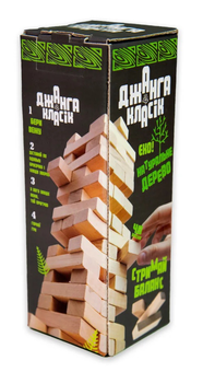  «Настільна гра Strateg Еко Джанга Класік 48 брусків (30727)», бренда Strateg - фото №1 - миниатюра