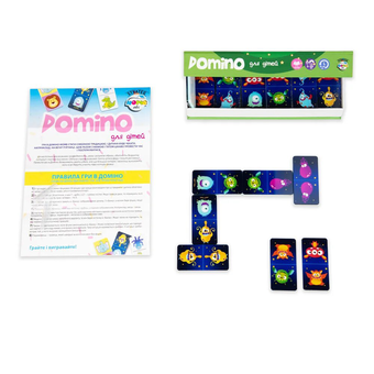 «Настільна гра Strateg Domino Limited edition монстрики (30736)», бренда Strateg - фото №2 - миниатюра