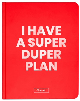  «Планер Orner I have a SUPER DUPER plan Red (orner-1483)», бренда Orner - фото №1 - миниатюра