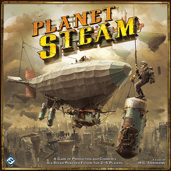  «Настольная игра FFG Planet of Steam (13341)», бренда Fantasy Flight Games - фото №1 - миниатюра