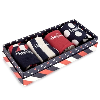  «Носки Happy Socks Stripe Gift Box 4 пары (XBDO09-6000)», бренда Happy Socks - фото №3 - миниатюра