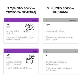 Бумажная книга «Картки англійських слів Prepositions» - фото №4 - миниатюра