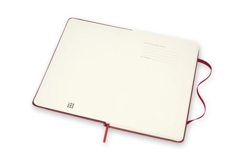  «Блокнот Moleskine Leather Линейка Бордо (LCLH31HF1BOX)», бренда Moleskine - фото №3 - миниатюра