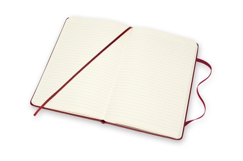  «Блокнот Moleskine Leather Линейка Бордо (LCLH31HF1BOX)», бренда Moleskine - фото №4 - миниатюра