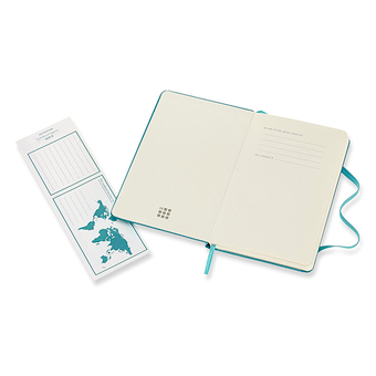  «Блокнот Moleskine Classic маленький нелинованный океанский синий (QP012B35)», бренда Moleskine - фото №4 - миниатюра