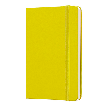  «Блокнот Moleskine Classic маленький нелинованный желтый (QP012M18)», бренда Moleskine - фото №3 - миниатюра