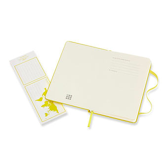  «Блокнот Moleskine Classic маленький нелинованный желтый (QP012M18)», бренда Moleskine - фото №4 - миниатюра