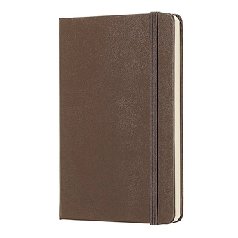  «Блокнот Moleskine Classic маленький нелинованный коричневый (QP012P14)», бренда Moleskine - фото №3 - миниатюра