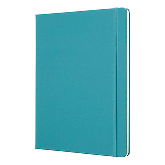  «Блокнот Moleskine Classic большой нелинованный океанский синий (QP092B35)», бренда Moleskine - фото №3 - миниатюра