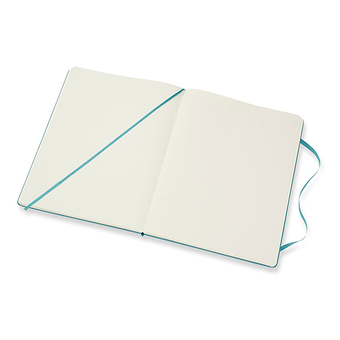  «Блокнот Moleskine Classic большой нелинованный океанский синий (QP092B35)», бренда Moleskine - фото №4 - миниатюра