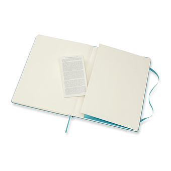  «Блокнот Moleskine Classic большой нелинованный океанский синий (QP092B35)», бренда Moleskine - фото №6 - миниатюра