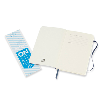  «Блокнот Moleskine Classic маленький клетка сапфир (QP612B20)», бренда Moleskine - фото №4 - миниатюра