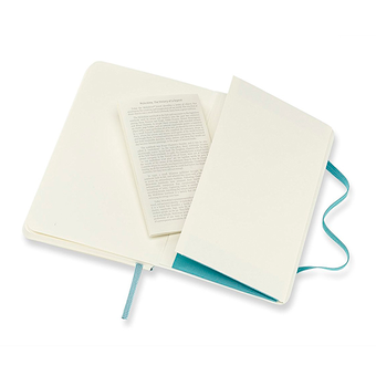  «Блокнот Moleskine Classic маленький нелинованный океанский синий (QP613B35)», бренда Moleskine - фото №6 - миниатюра