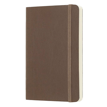  «Блокнот Moleskine Classic маленький нелинованный коричневый (QP613P14)», бренда Moleskine - фото №3 - миниатюра
