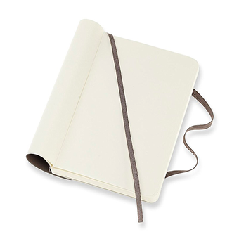  «Блокнот Moleskine Classic маленький нелинованный коричневый (QP613P14)», бренда Moleskine - фото №5 - миниатюра