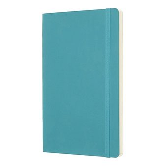  «Блокнот Moleskine Classic средний нелинованный океанский синий (QP618B35)», бренда Moleskine - фото №3 - миниатюра