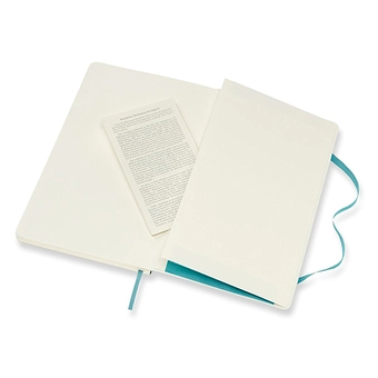  «Блокнот Moleskine Classic средний нелинованный океанский синий (QP618B35)», бренда Moleskine - фото №6 - миниатюра