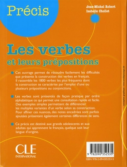 Паперова книга «Les verbes et leurs prépositions», автор Ізабель Чоле - фото №2 - мініатюра