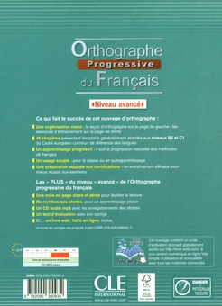 Паперова книга «Orthographe progressive du français : Niveau avancé», автор Ізабель Чоле - фото №2 - мініатюра