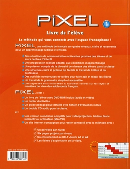 Паперова книга «Methode de francais Pixel 1 A1 (+DVD)», автор Кетрин Фавре - фото №2 - мініатюра
