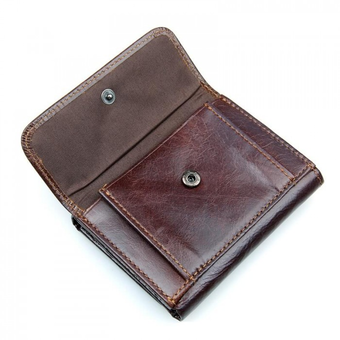 «Портмоне шкіряне коричневе Tiding Bag (R-8106Q)», бренду Tiding Bag - фото №6 - мініатюра