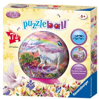  «Пазл 3D Ravensburger Єдиноріг 72 елементи (12129)», бренду Ravensburger - фото №3 - мініатюра