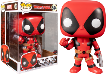  «Коллекционная фигурка Funko POP! Deadpool Walmart 24 см (44725)», бренда Funko Pop - фото №3 - миниатюра