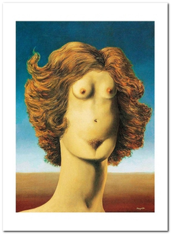 «Листівка Rene Magritte — Le viol (RM01)», бренду Artistic Card - фото №1 - мініатюра