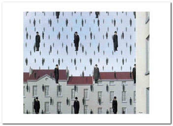 «Листівка Rene Magritte — Golconde (RM06)», бренду Artistic Card - фото №1 - мініатюра