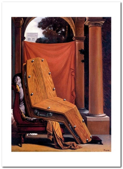 «Листівка Rene Magritte — Perspective Mme Recamier de Gerard (RM16)», бренду Artistic Card - фото №1 - мініатюра