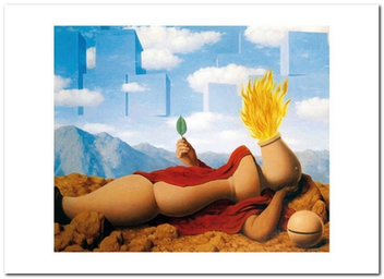 «Листівка Rene Magritte — Cosmogonie Elementaire (RM22)», бренду Artistic Card - фото №1 - мініатюра