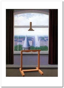  «Открытка Rene Magritte — Les Promenades d'Euclide (RM35)», бренда Artistic Card - фото №1 - миниатюра