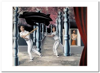 «Открытка Rene Magritte — Le Joueur Secret (RM55)», бренда Artistic Card - фото №1 - миниатюра