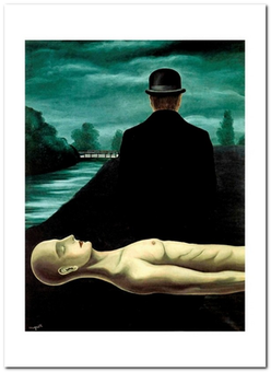 «Открытка Rene Magritte — Les Reveries du Promeneur Solitaire (RM56)», бренда Artistic Card - фото №1 - миниатюра