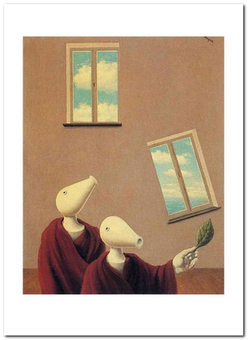 «Листівка Rene Magritte — Rencontres Тaturelles (RM63)», бренду Artistic Card - фото №1 - мініатюра