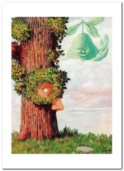  «Открытка Rene Magritte — Alice au Pays des Merveilles (RM69)», бренда Artistic Card - фото №1 - миниатюра