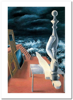  «Открытка Rene Magritte — La Naissance de l'Idole (RM70) », бренда Artistic Card - фото №1 - миниатюра